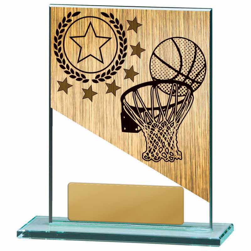 Basketball Theme on Glass