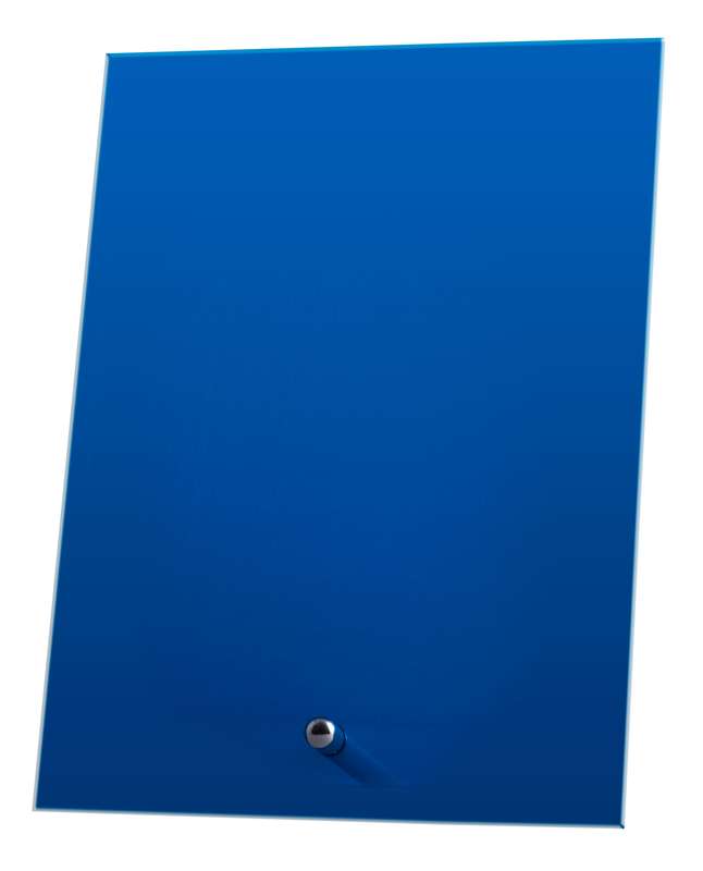 Laser Glass Rectangle Red