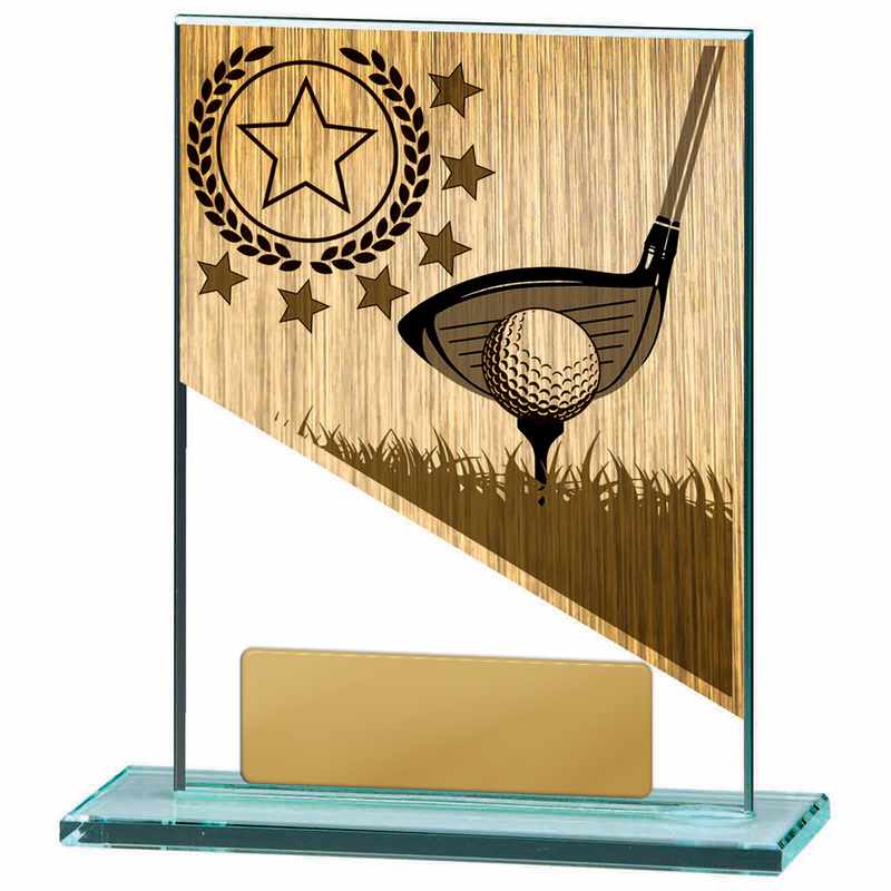 Golf Theme on Glass