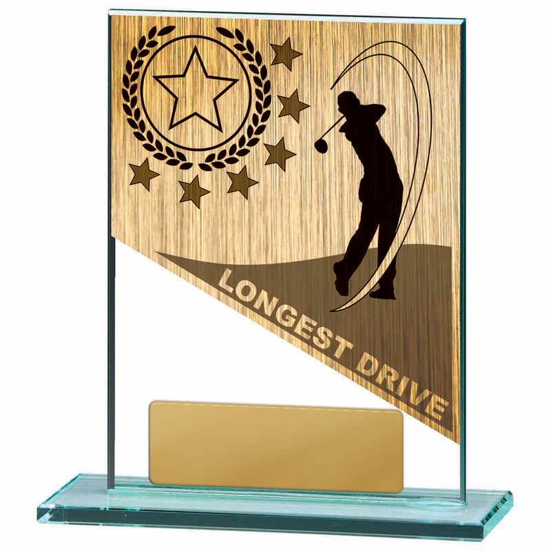 Golf Theme on Glass