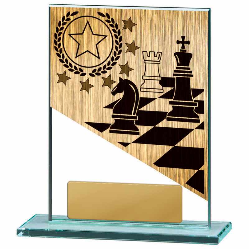 Chess Theme on Glass