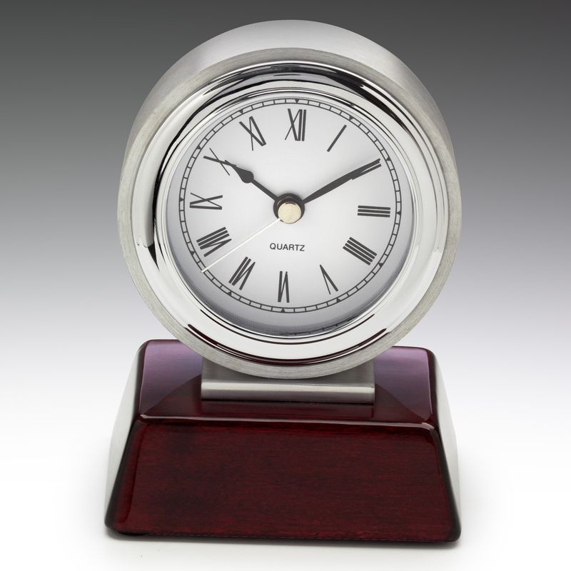 Atlas Chrome Clock