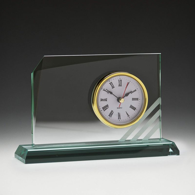 Rialto Glass Clock 115mm