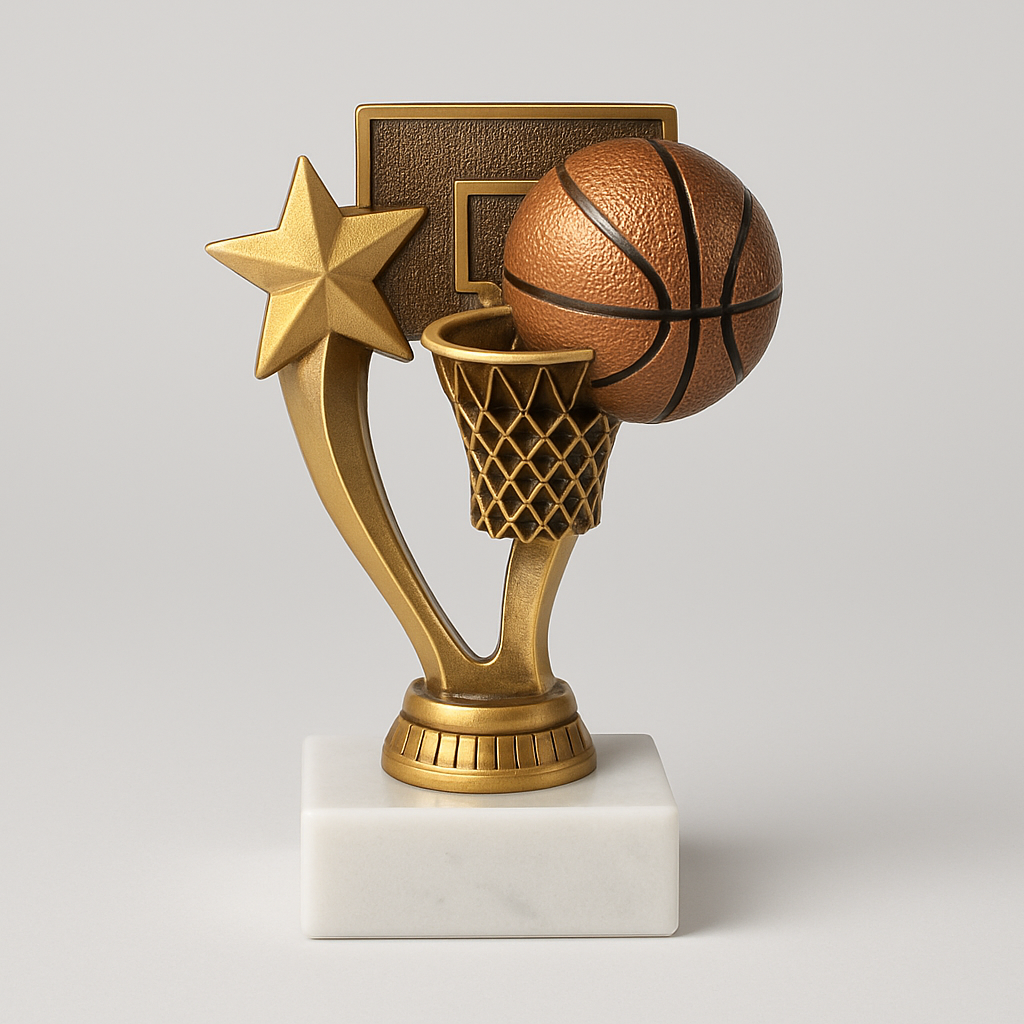 Celebrate Every Slam Dunk with Our Basketball Trophies