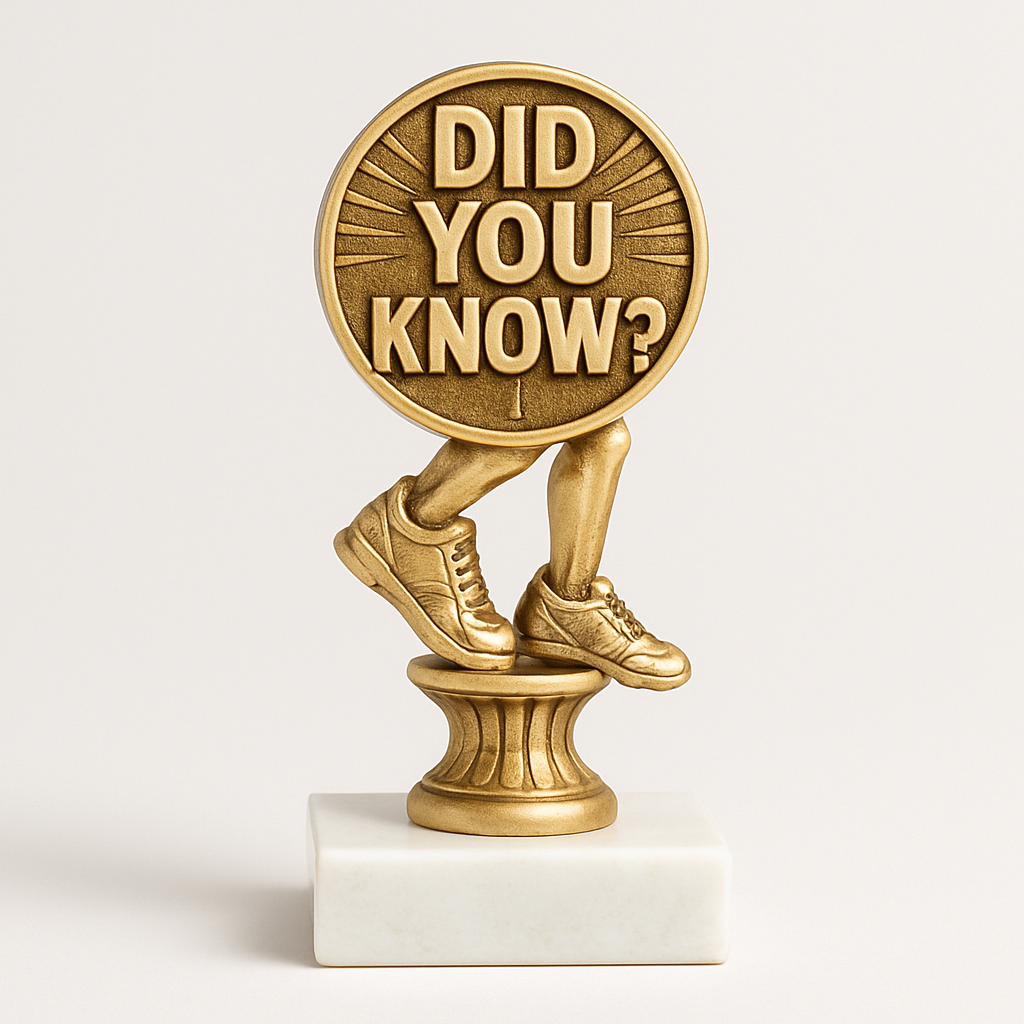 Did You Know? Cross Country Trophies Celebrate Every Step!